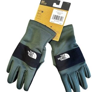 The North Face Men's Sierra Etip Gloves - Green and Black